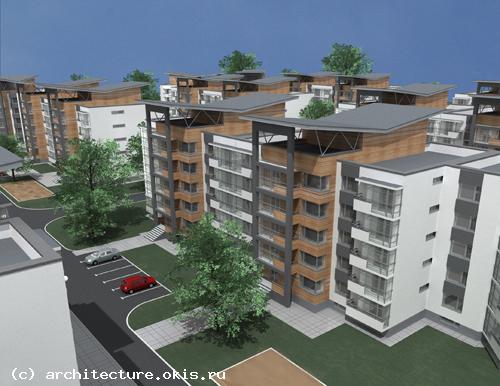 эскизный проект застройки молоэтажными жилыми домами  в Вышгородском районе Киевской области